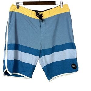 Quicksilver High Line Board Shorts Mens 33 **FLAW
